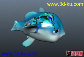 3D打印模型艺术鱼的图片