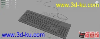 3D打印模型电脑键盘的图片