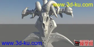 3D打印模型骷髅之剑霜之哀伤的图片