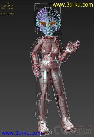 3D打印模型女人模的图片