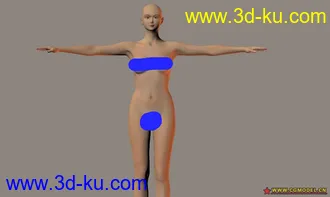 3D打印模型漂亮的v3美女，需要的朋友拿去的图片