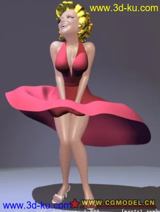 3D打印模型美女梦露的图片