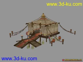 3D打印模型小菜鸟做的一个场景，发上来跟大家一起学习！的图片
