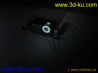 3D打印模型一个小音响的图片