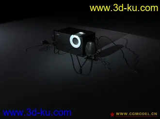 3D打印模型一个小音响的图片