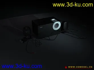 3D打印模型一个小音响的图片
