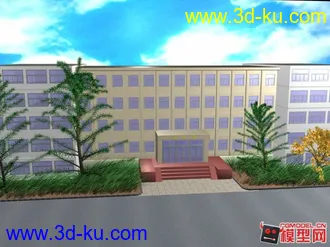 3D打印模型学校图书馆的图片