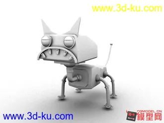 3D打印模型机械猫,欢迎下载的图片