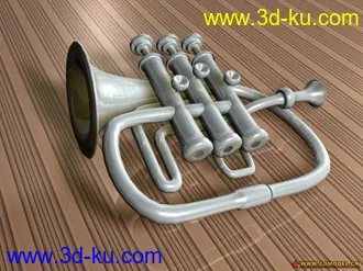 3D打印模型一只小喇叭，nurbs制作的图片