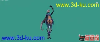 Loco Stella Mid 模型带指定动作含艳丽贴图的图片