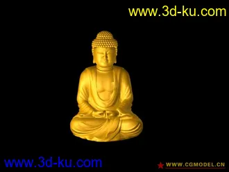 3D打印模型发个如来佛祖和弥勒佛，挣积分的图片