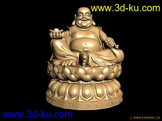 3D打印模型发个如来佛祖和弥勒佛，挣积分的图片