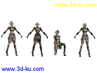天堂2模型女主角FDark_013-Q带动作亮艳诱惑帖图的图片