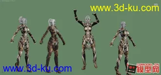 天堂2模型女主角FDark_013-Q带动作亮艳诱惑帖图的图片