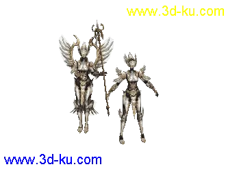 科幻人物模型带指定动作闪亮帖图的图片