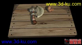 3D打印模型斧头~~有材质贴图~~~求个积分~~的图片