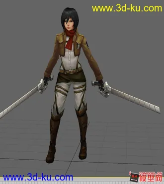 3D打印模型进击的巨人 武器的图片