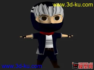 3D打印模型原创Q角色Ninja的图片