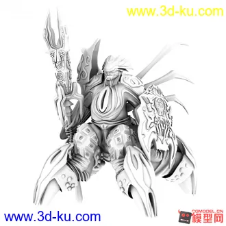 新年新帖，精品异形和三个“怪”人物模型的图片