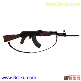 3D打印模型AK47，有贴图的图片