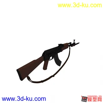 3D打印模型AK47，有贴图的图片