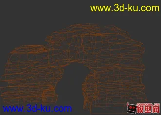 3D打印模型一个门石的图片