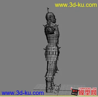 以前做的一个将军模型。的图片