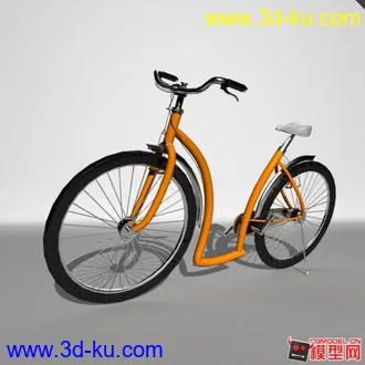3D打印模型很久之前做的练习的自行车，拿来分享下的图片