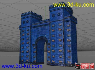 3D打印模型古巴比伦门的图片