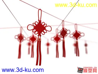 3D打印模型中国结的图片