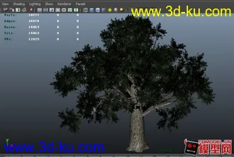 3D打印模型写实树木的图片