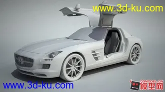 3D打印模型梅赛德斯 SLS AMG的图片