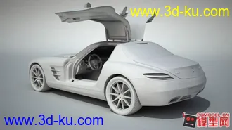 3D打印模型梅赛德斯 SLS AMG的图片