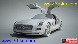 3D打印模型梅赛德斯 SLS AMG的图片