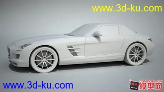 3D打印模型梅赛德斯 SLS AMG的图片