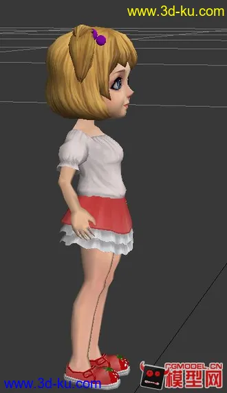 3D打印模型萝莉小女孩的图片