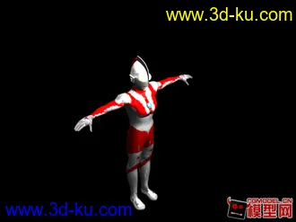 3D打印模型首发自作的初代奥特曼的图片