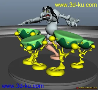 3D打印模型不错的卡通造型 道具的图片