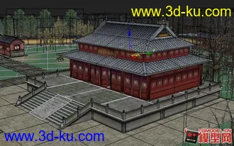 之前下了湖心岛的模型，我自己修改了下。贴图为JPG。的图片