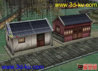 之前下了湖心岛的模型，我自己修改了下。贴图为JPG。的图片