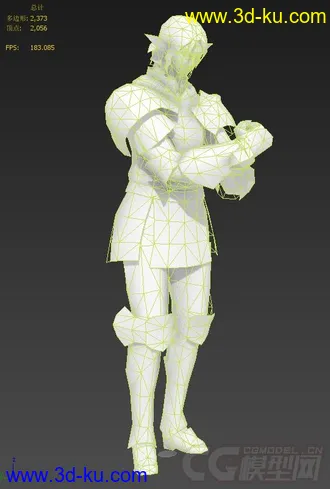 3D打印模型女妖精騎士(调了几个动作)的图片