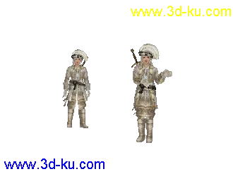 3D打印模型大航海小王子带动作及精致贴图的图片