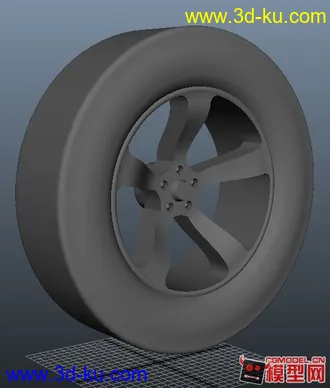 3D打印模型一个车轮的图片
