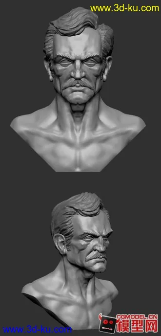 3D打印模型头像的图片