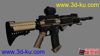 3D打印模型AR-15自动步枪的图片