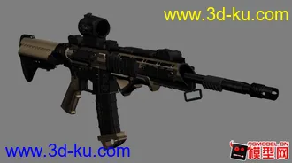 3D打印模型AR-15自动步枪的图片
