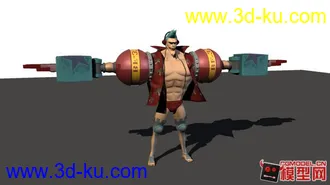 3D打印模型海贼王，Franky,的图片