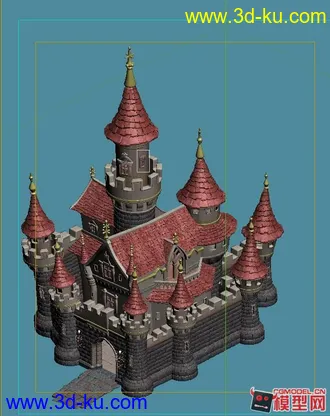 福利来了，免费发一个2.5D的城堡模型的图片
