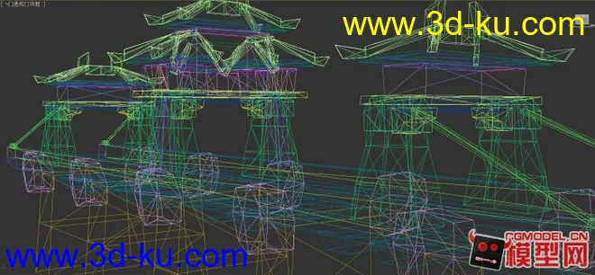 赤壁建筑桥，喜欢的收。。模型的图片2