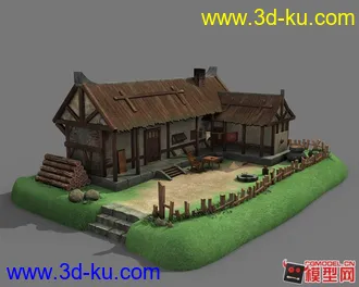 3D打印模型郊外房屋的图片